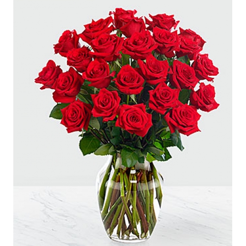 Sizzling Passion - 24 Stems Vase